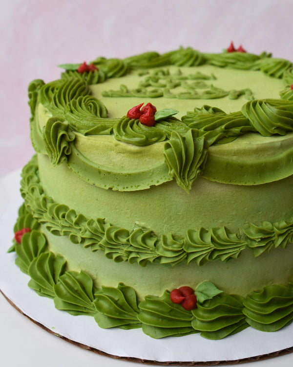 Vintage Holiday Cake