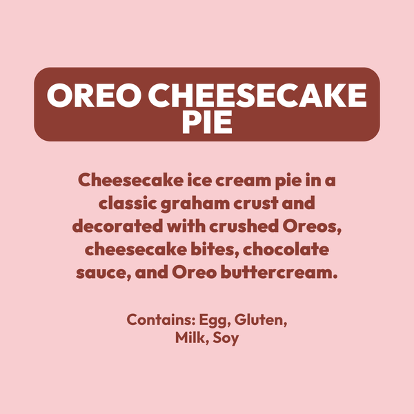 Oreo Cheesecake Pie