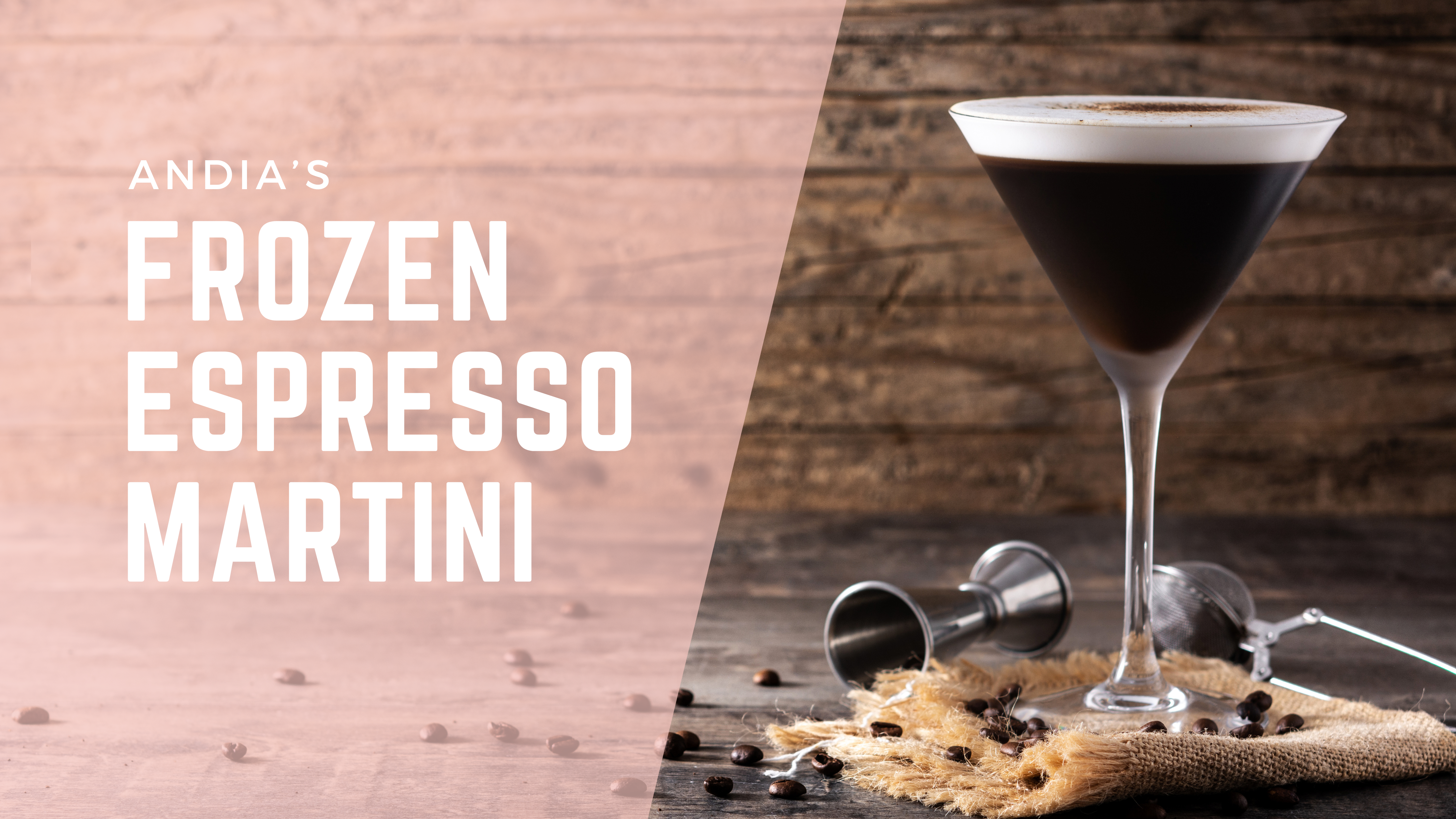 Frozen espresso martini recipe